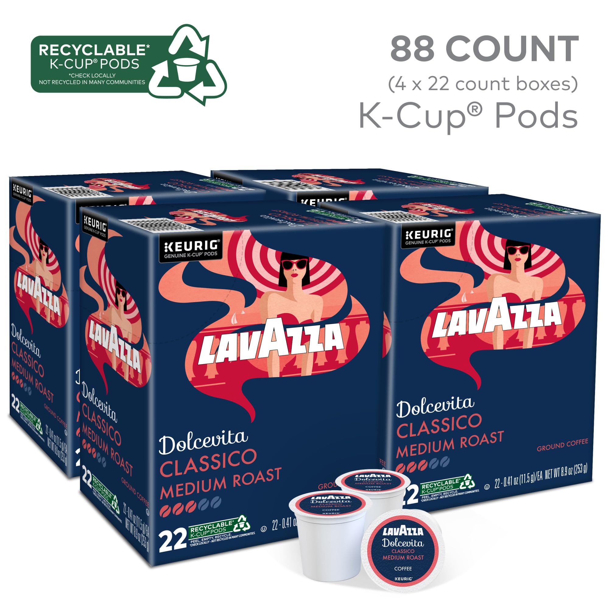 Aromatica pour of Lavazza Dolcevita Classico highlighting balanced notes