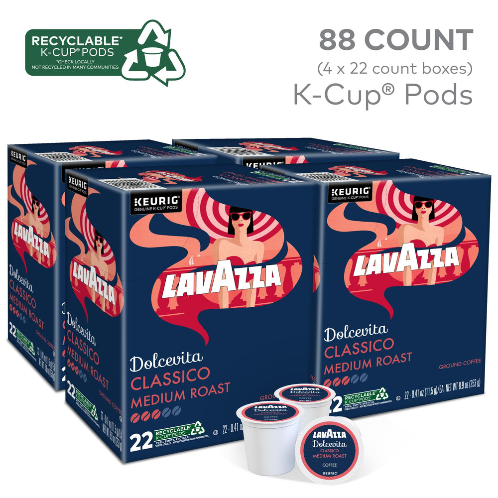Aromatica pour of Lavazza Dolcevita Classico highlighting balanced notes