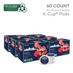 Brewing Dolcevita Classico produces a steaming cup with balanced flavor.