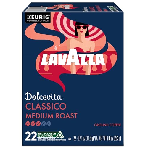 Office breakfast scene with Lavazza Dolcevita Classico pods