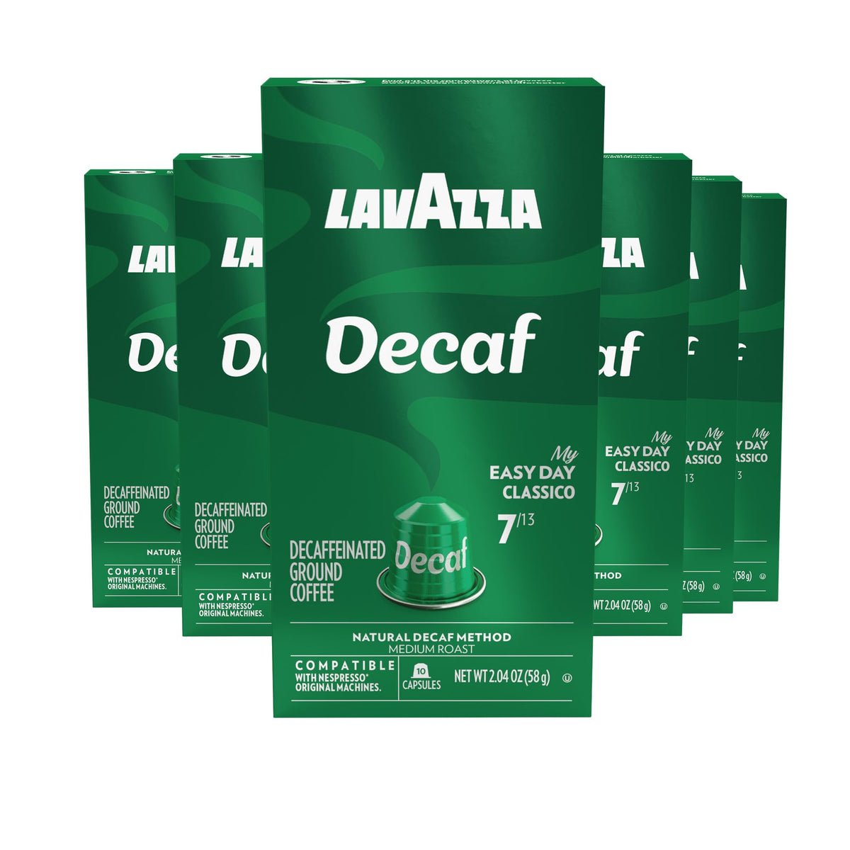 Lavazza Espresso Maestro DEK packaging varies for convenient decaf espresso