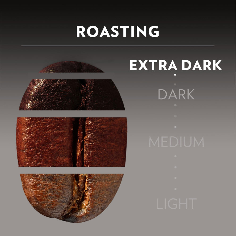 Bean origin map highlighting Lavazza Maestro Ristretto diverse sourcing regions.