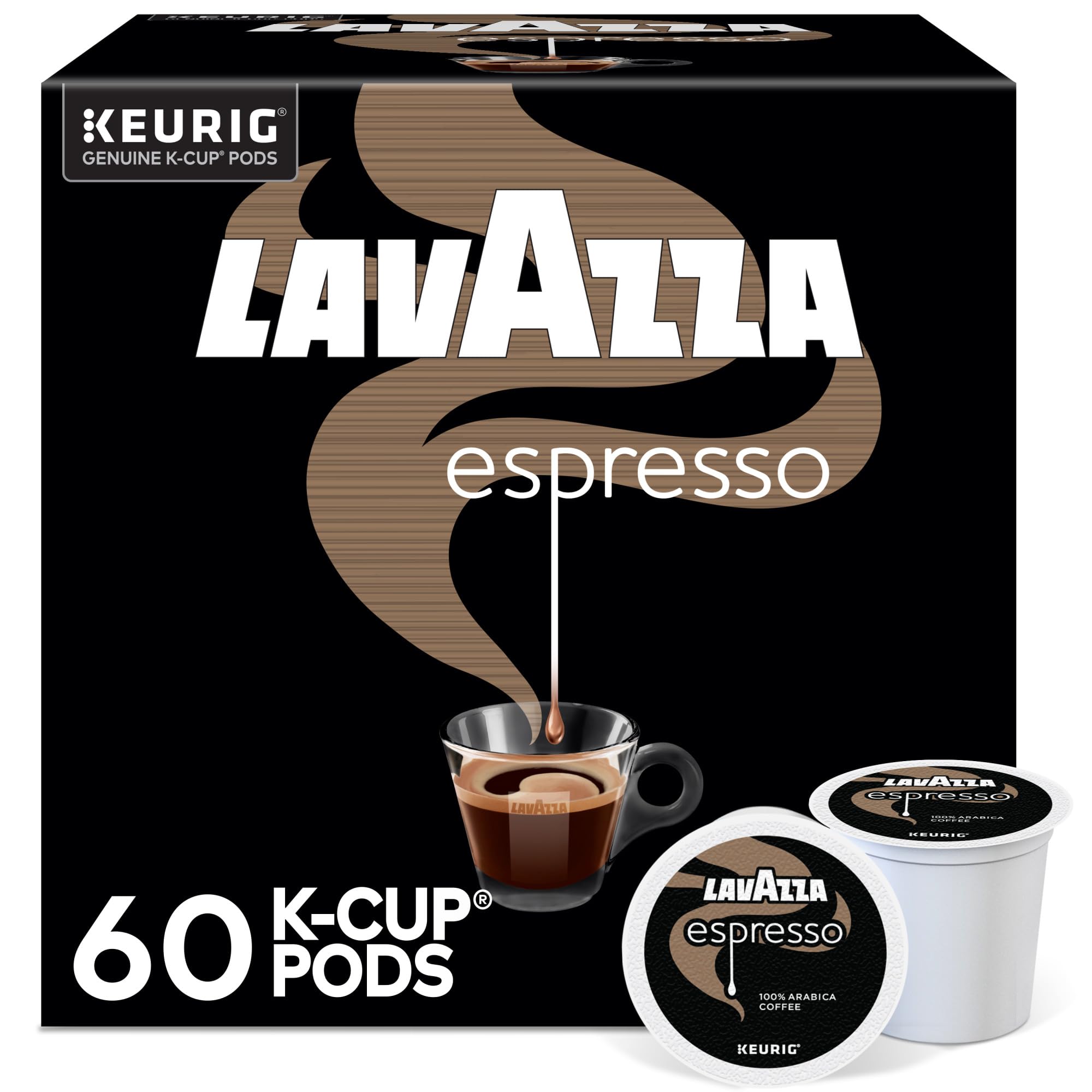 Lavazza Espresso pods box, 60-count, for quick mornings