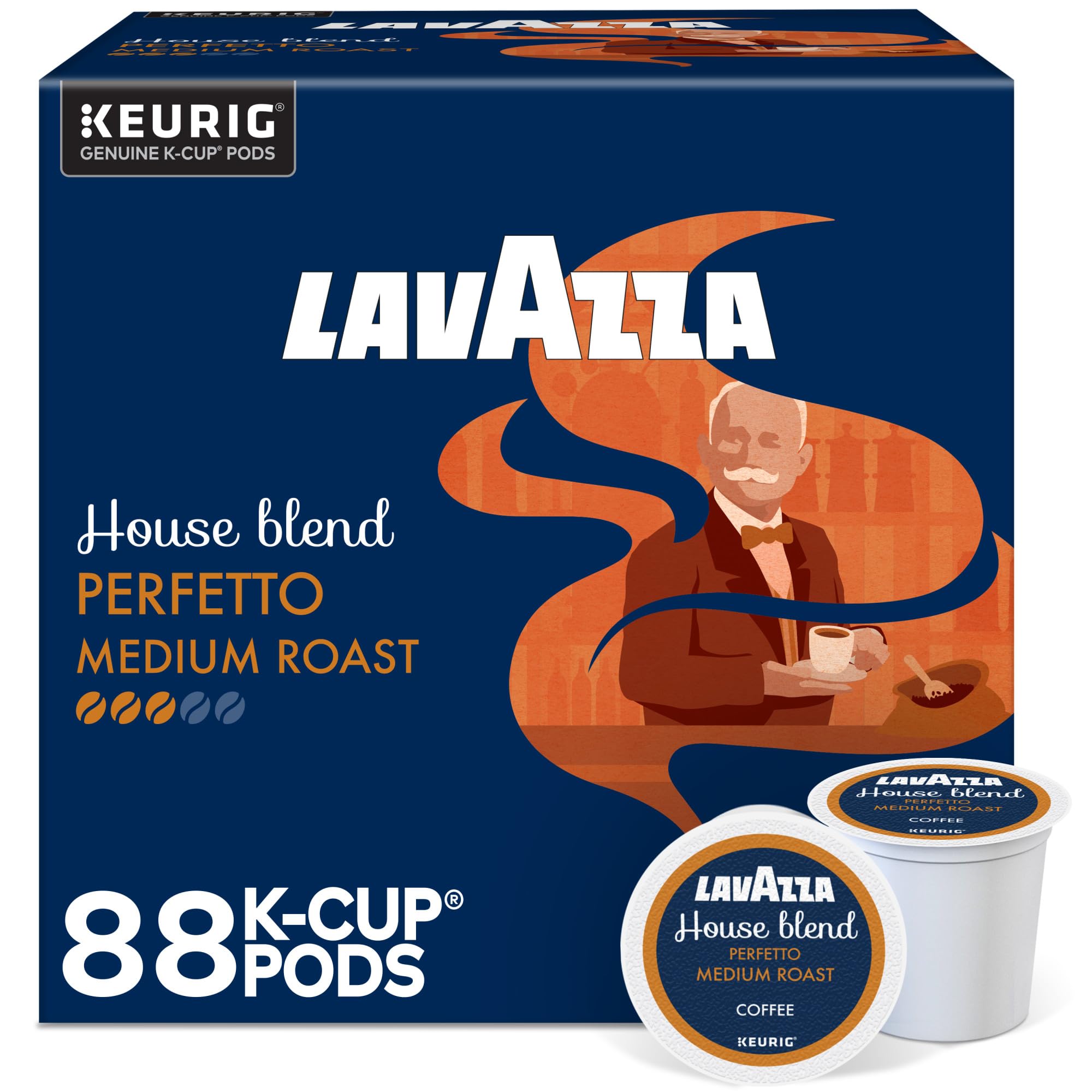 Lavazza House Blend Perfetto box front for quick at-home espresso