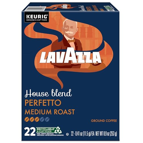 Lavazza House Blend Perfetto box side reveals roast intensity