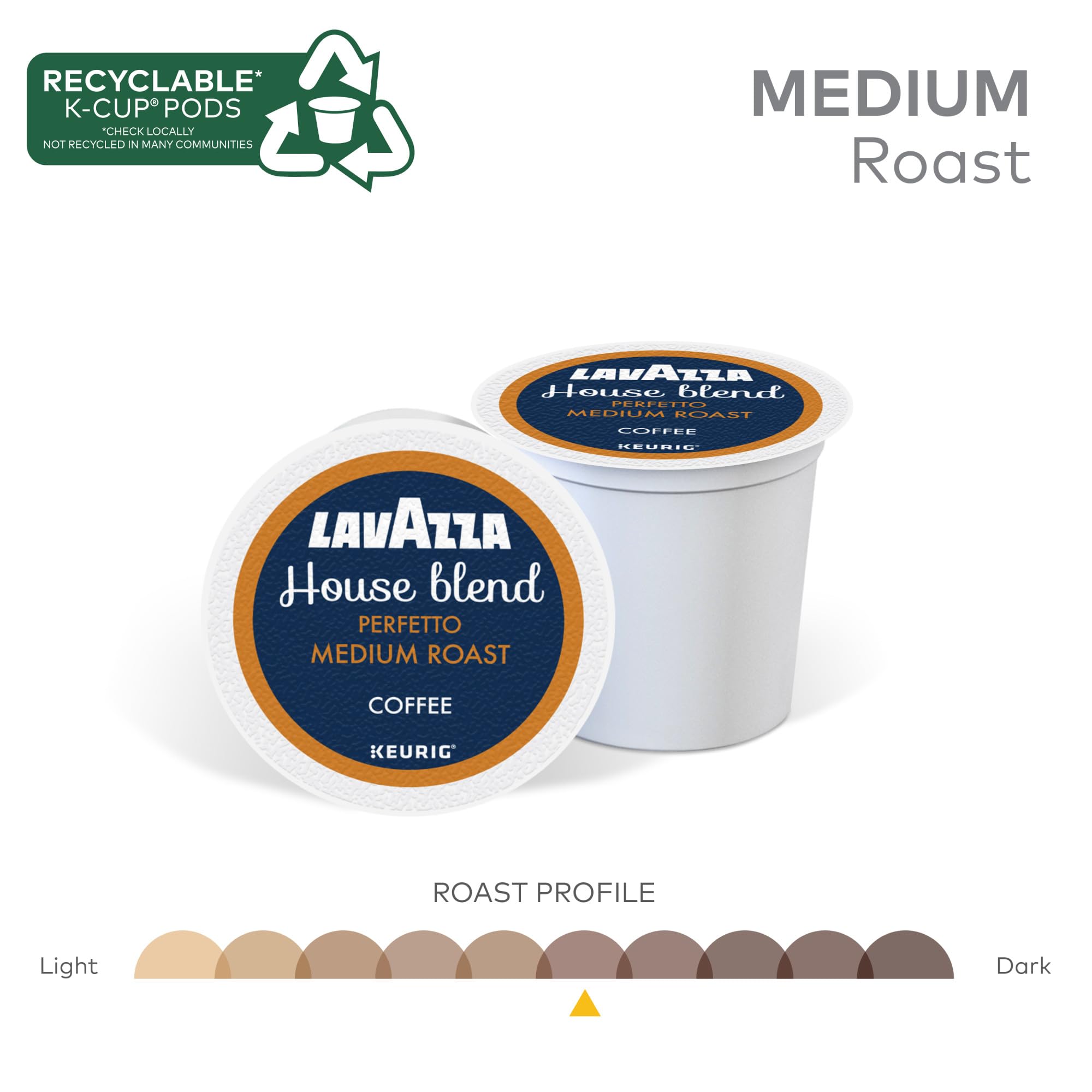 Lavazza House Blend Perfetto pod in pack for convenient brewing