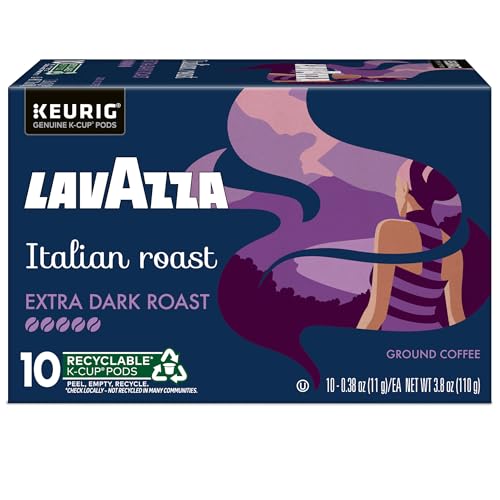 Lavazza Italian Roast slightly smoky notes for a robust profile.