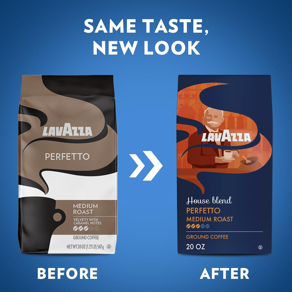 Lavazza Perfetto brewed coffee cup shows rich color and depth