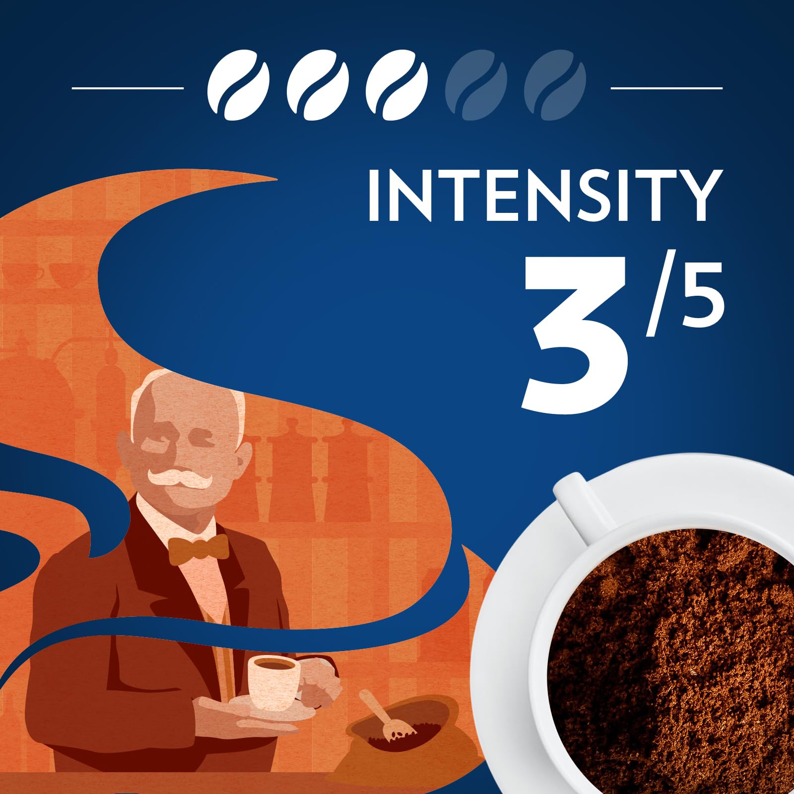 Lavazza Perfetto steam rising from cup hints at aroma
