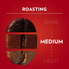 Lavazza Qualità Rossa chocolate aroma close-up hints at a comforting flavor.