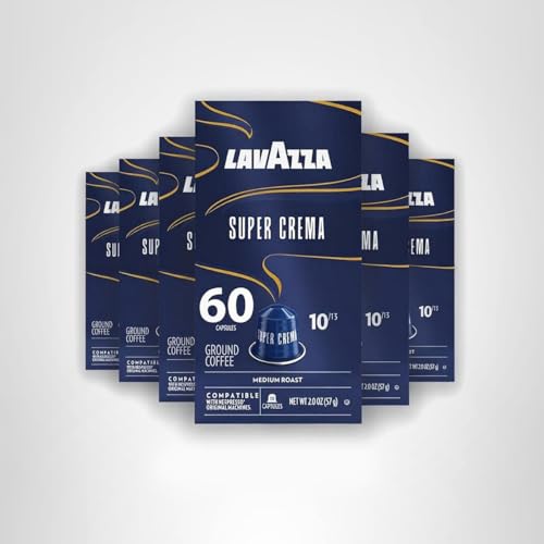 Lavazza Super Crema 60-pack highlights Arabica and Robusta blend