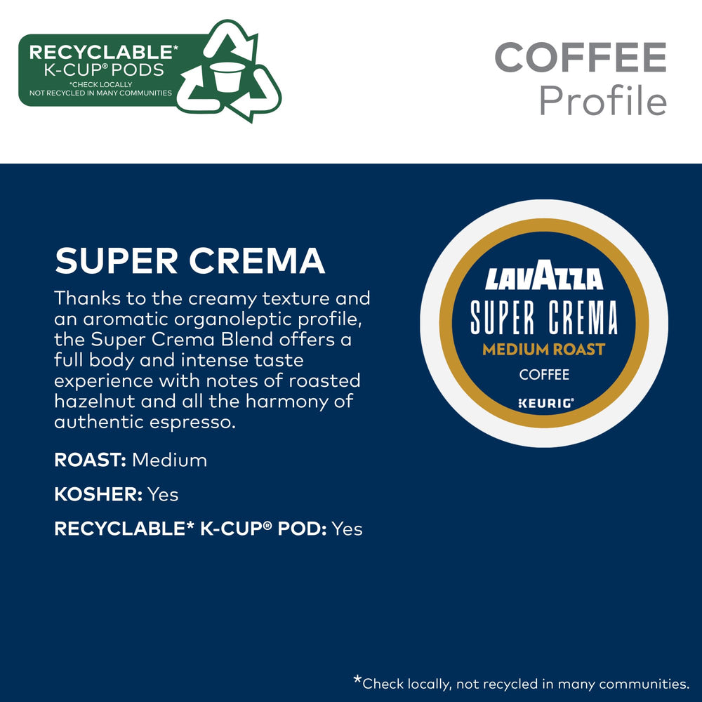 Lavazza Super Crema aroma fills the kitchen with inviting notes.