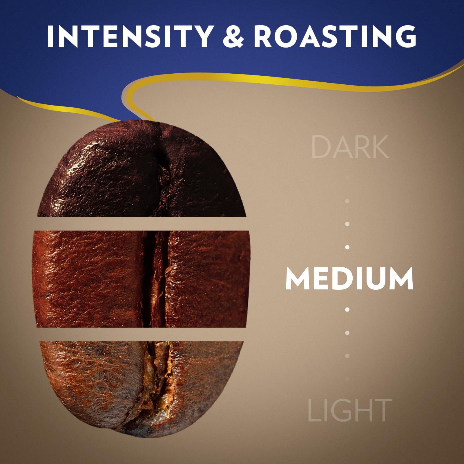 Lavazza Super Crema coffee beans close-up showing rich color ideal for bold crema.