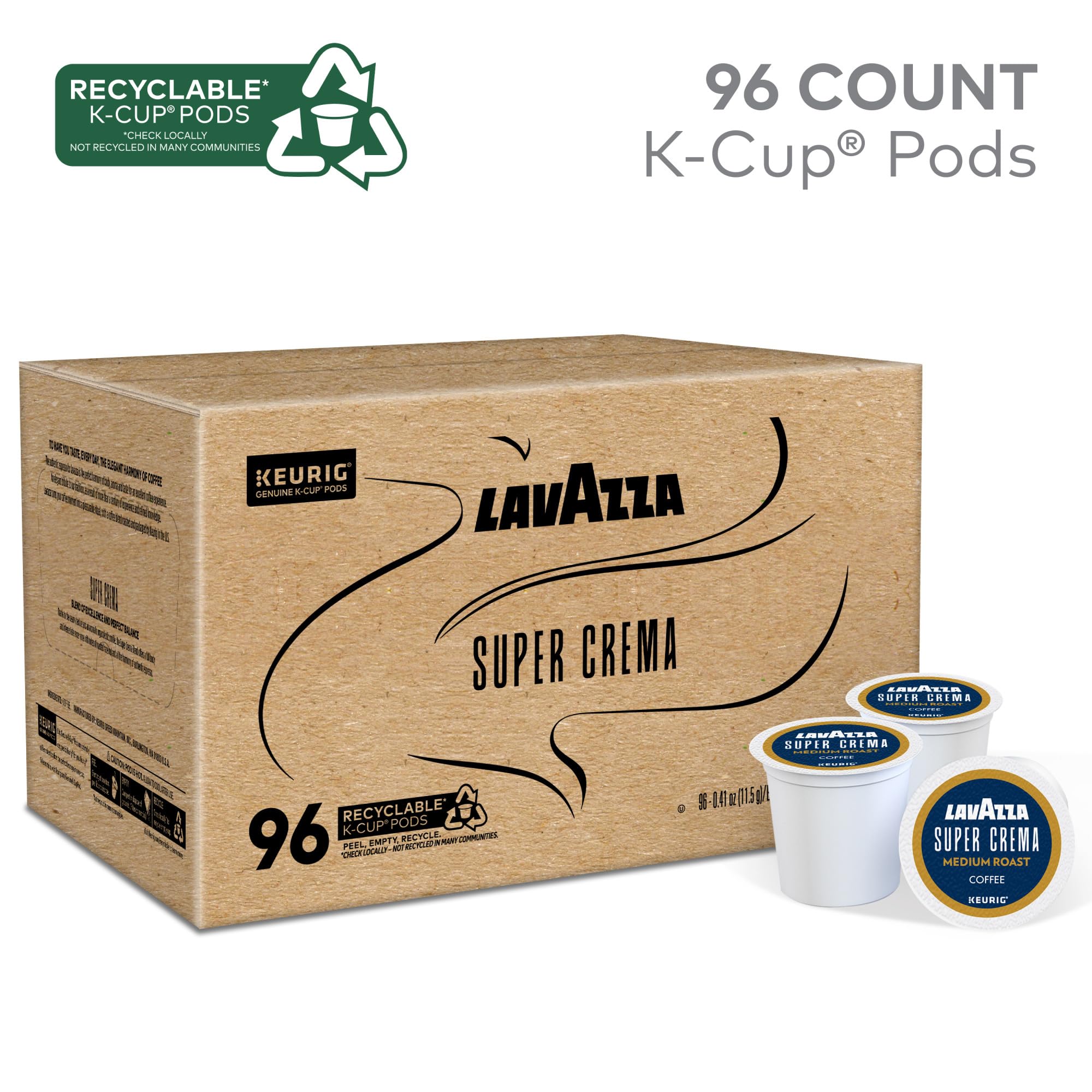 Crema texture close-up showing Lavazza Super Crema's creamy body.