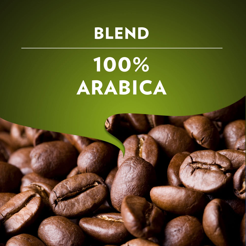 Lavazza Tierra Planet Rainforest Alliance seal on packaging.