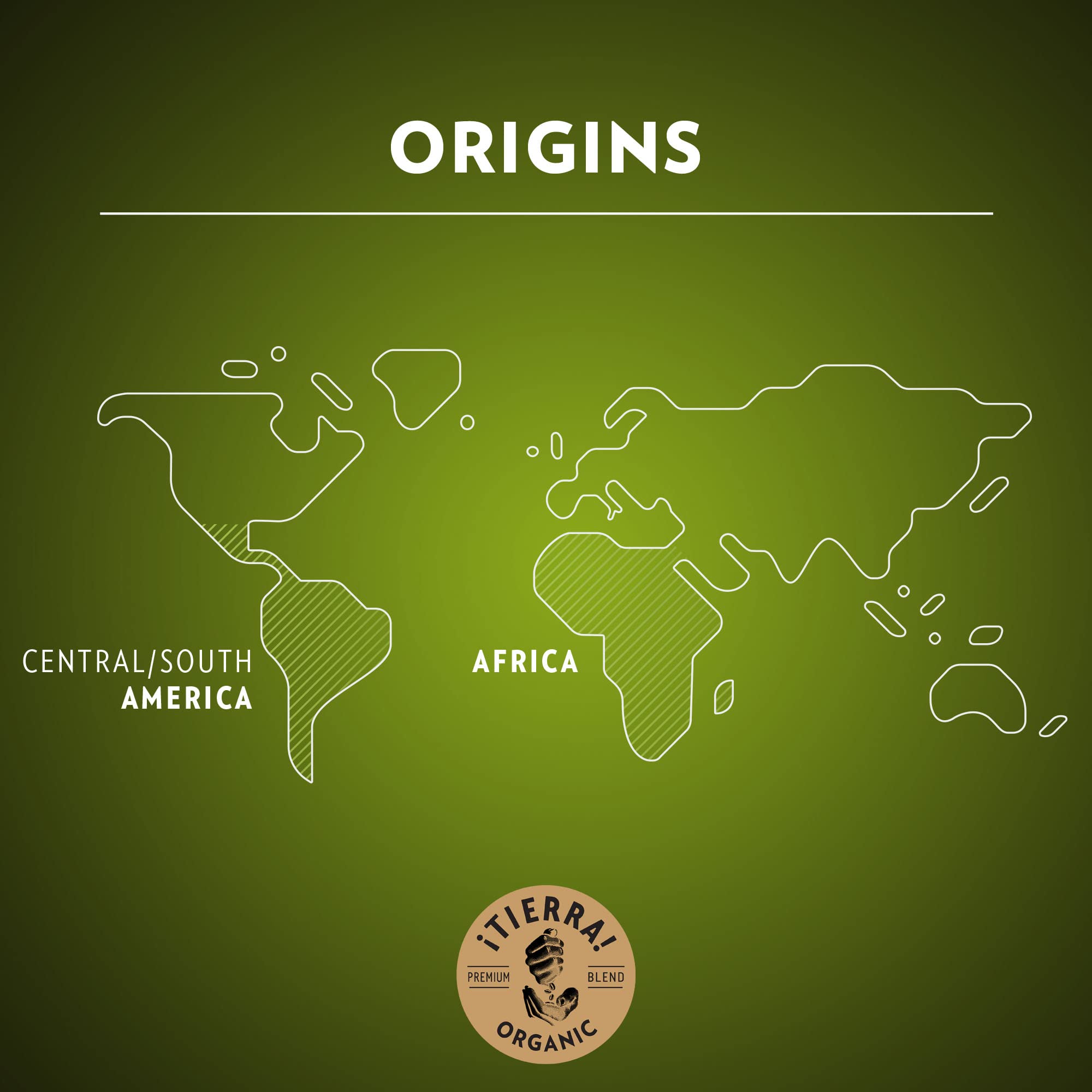 Lavazza Tierra Planet USDA Organic certification label.