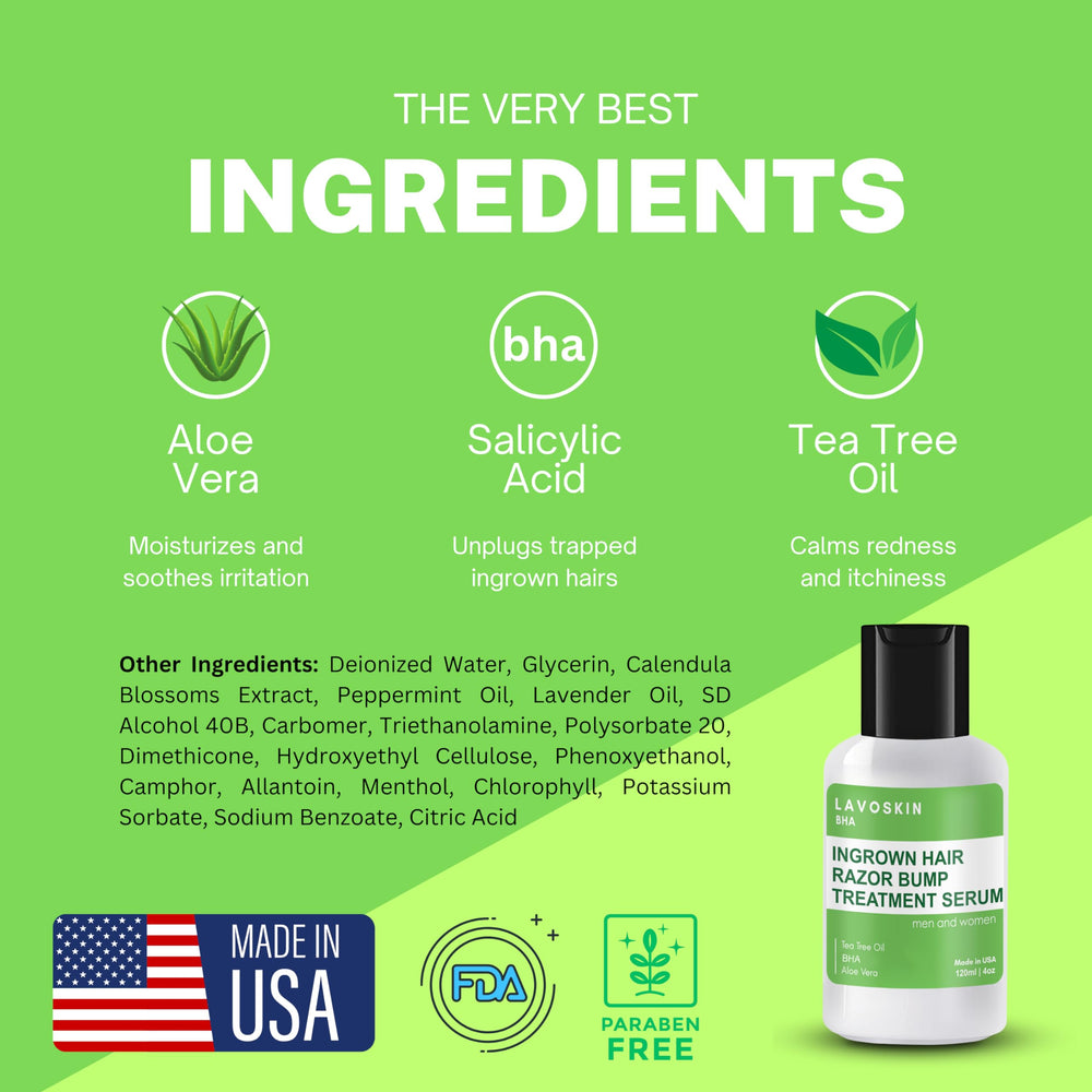 After-use Lavoskin Tea Tree Gel leaves skin calm