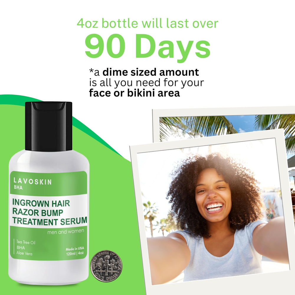 Lavoskin Tea Tree Gel applied to bikini area reduces redness