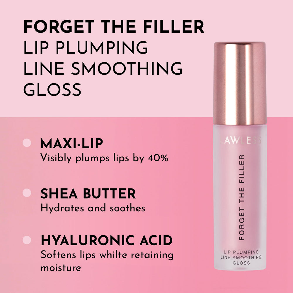 LAWLESS Forget The Filler gloss applicator closeup shows plush application