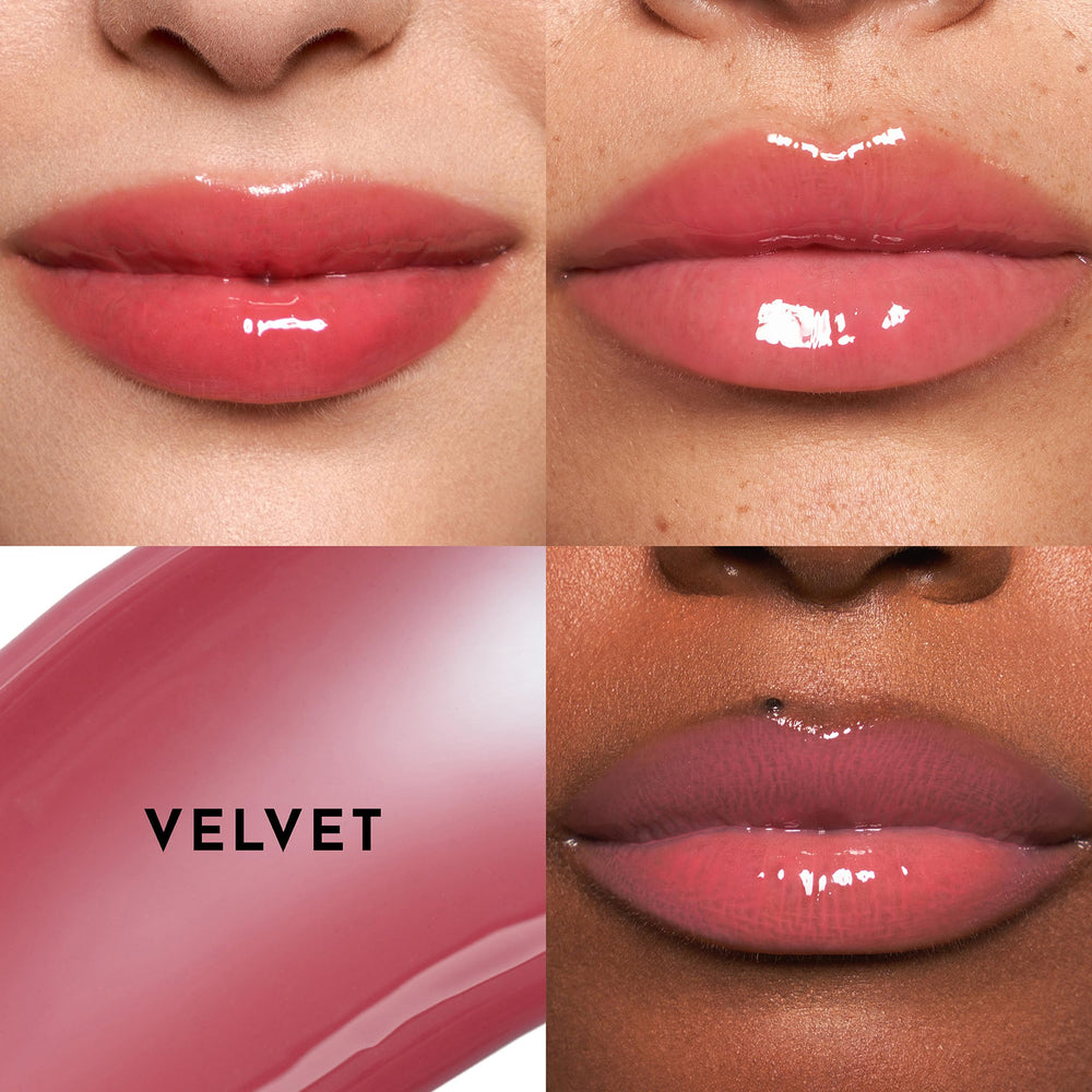 lawless forget the filler gloss high-shine finish on lips