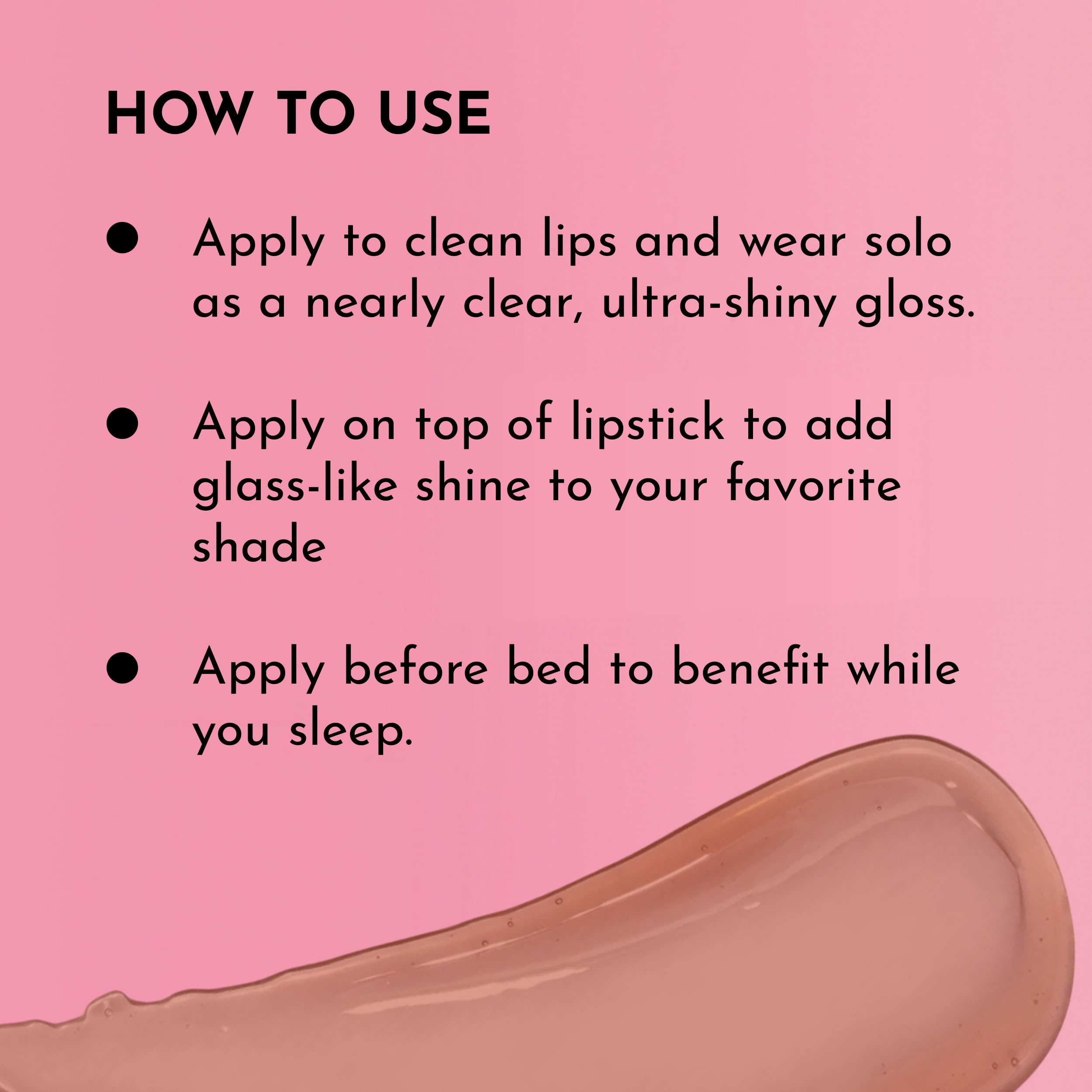 Night-time application on clean lips for extra plumping and moisture.
