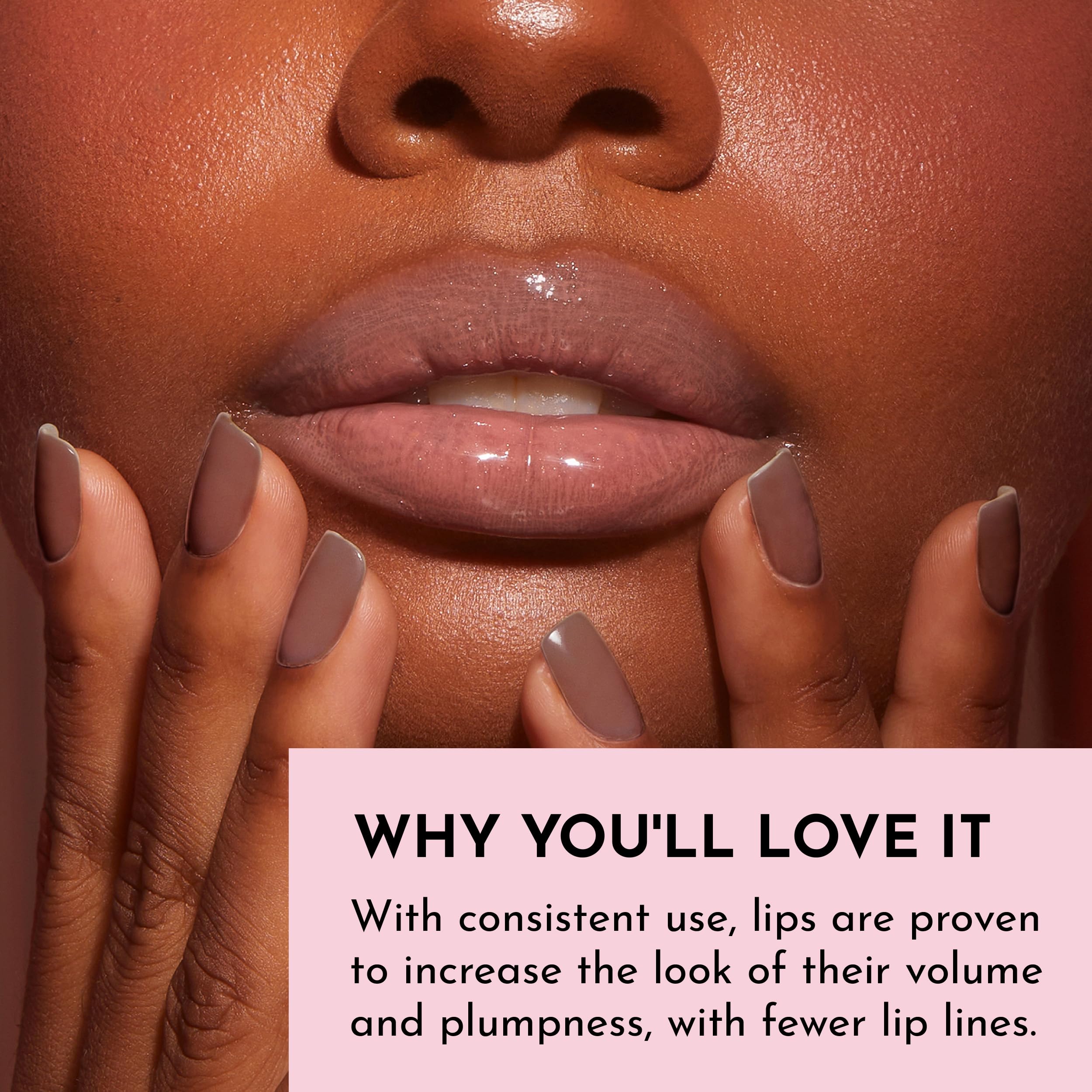 Lawless tube close-up highlighting MAXI-LIP and shea butter in the formula.