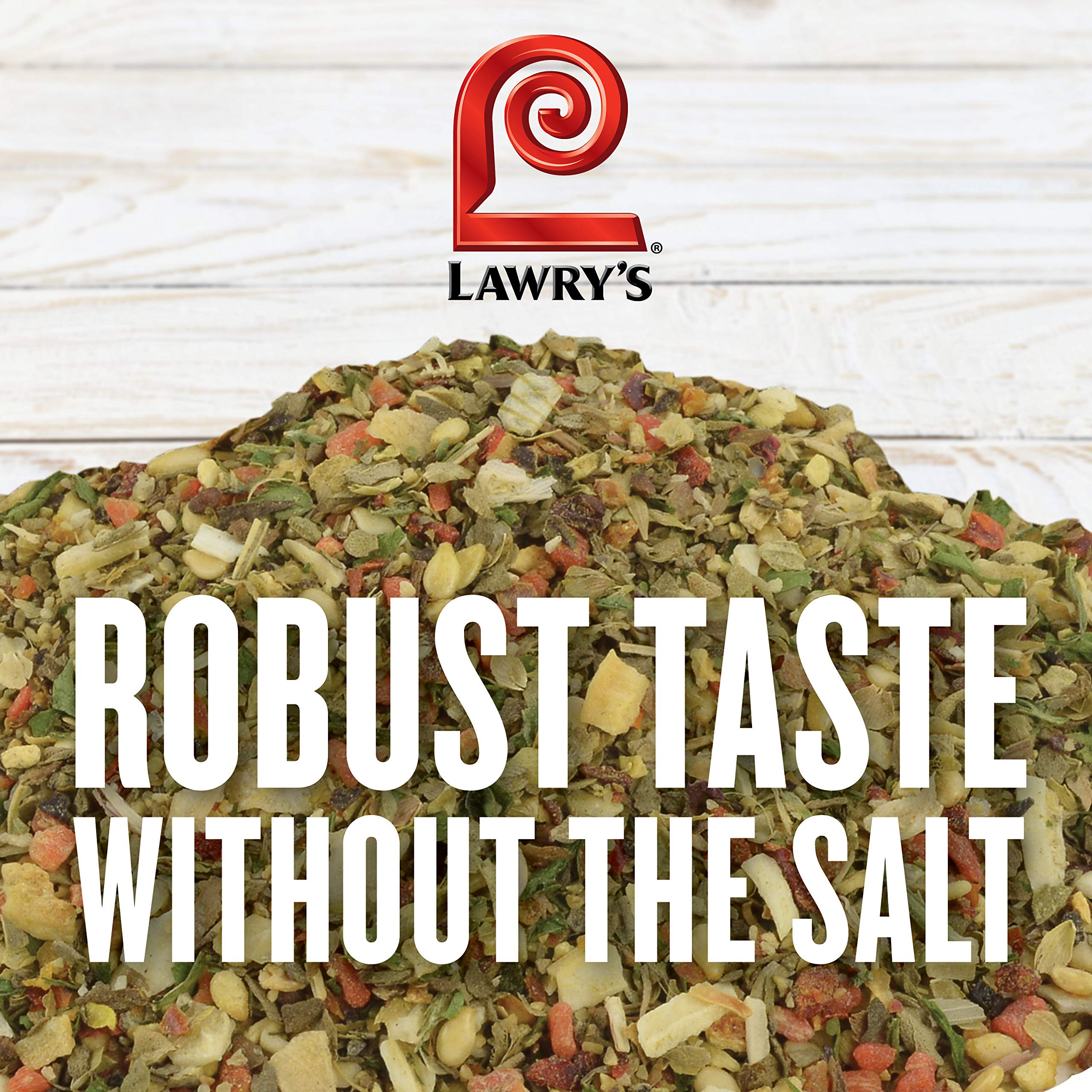  plated seafood enhanced with Lawry's Salt-Free 17 Seasoning