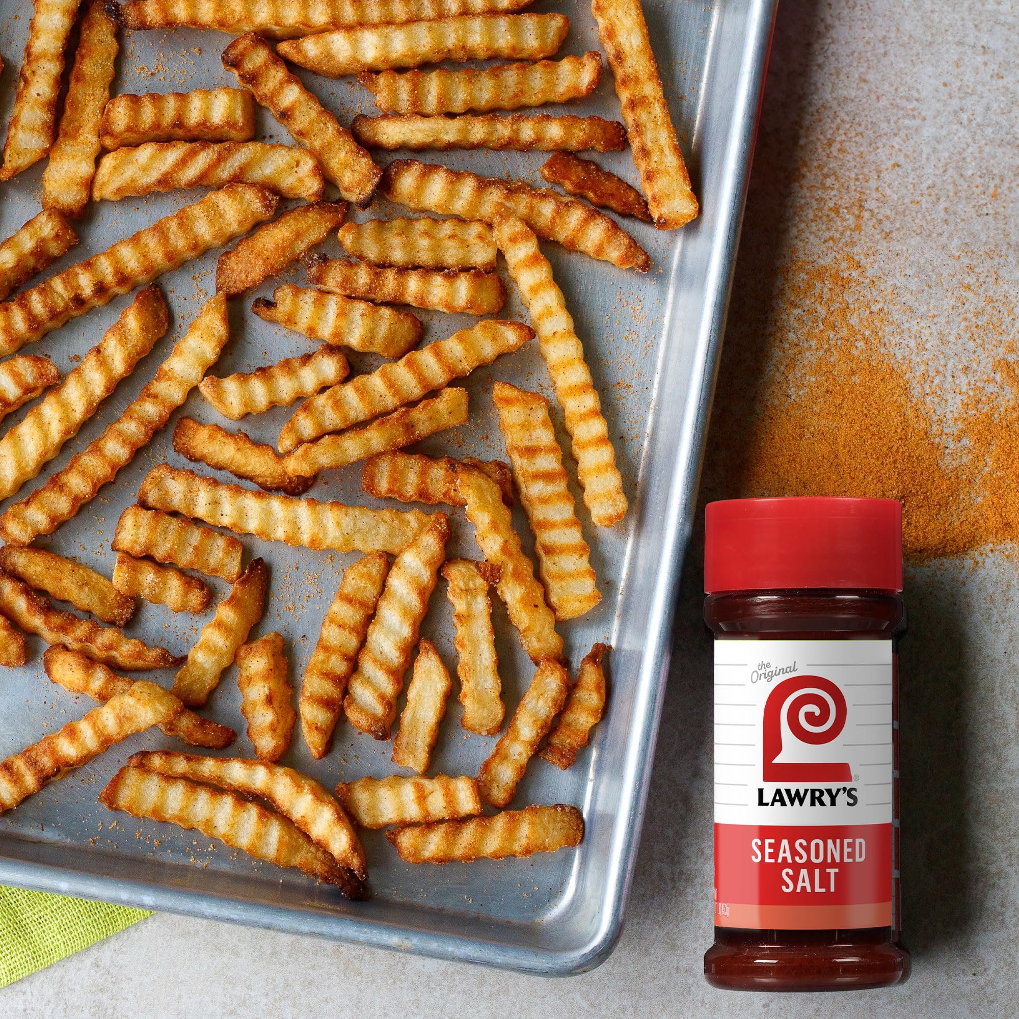 Beef steak enhanced by Lawry's Seasoned Salt