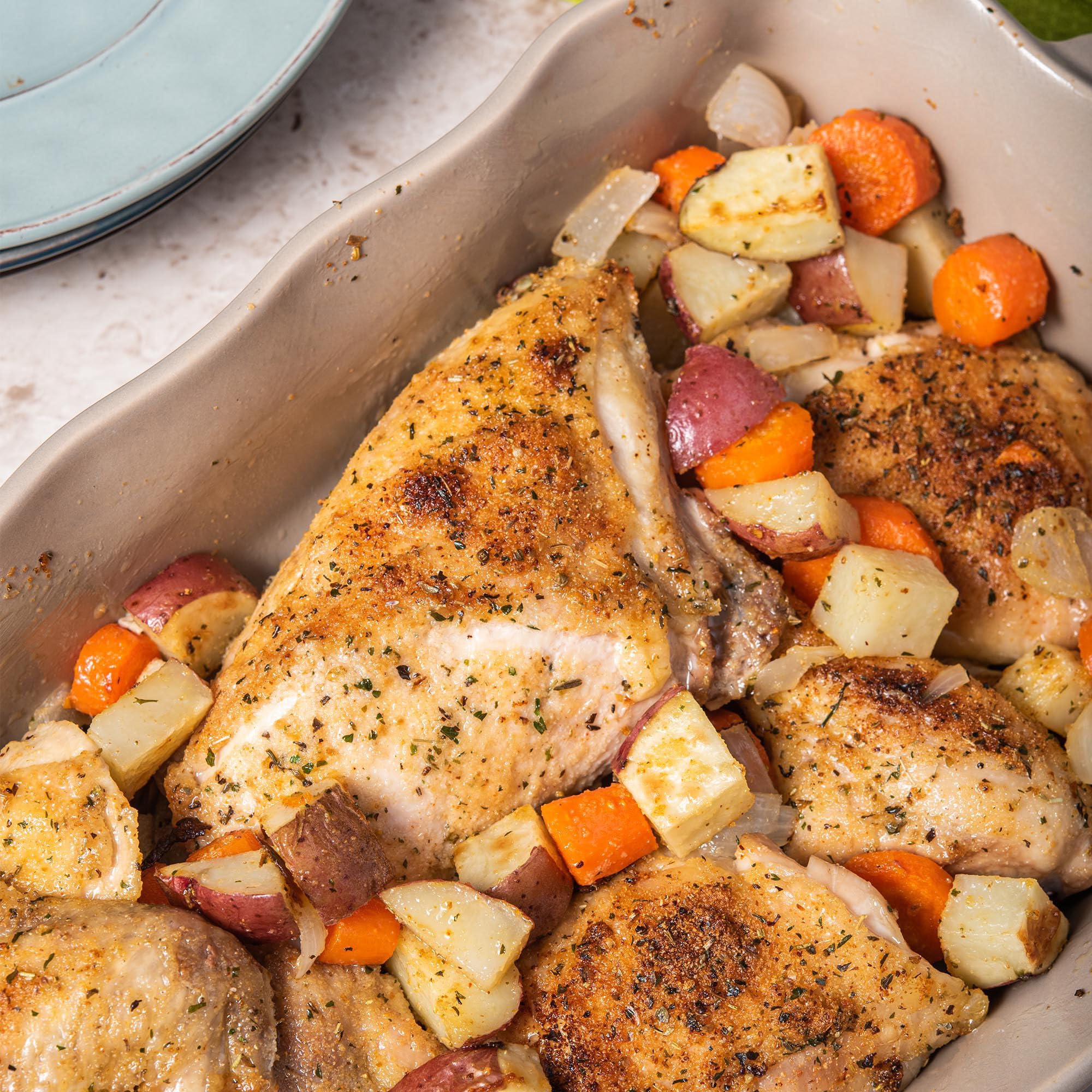 Lawry's Seasoned Salt ingredients close-up highlighting paprika and garlic.