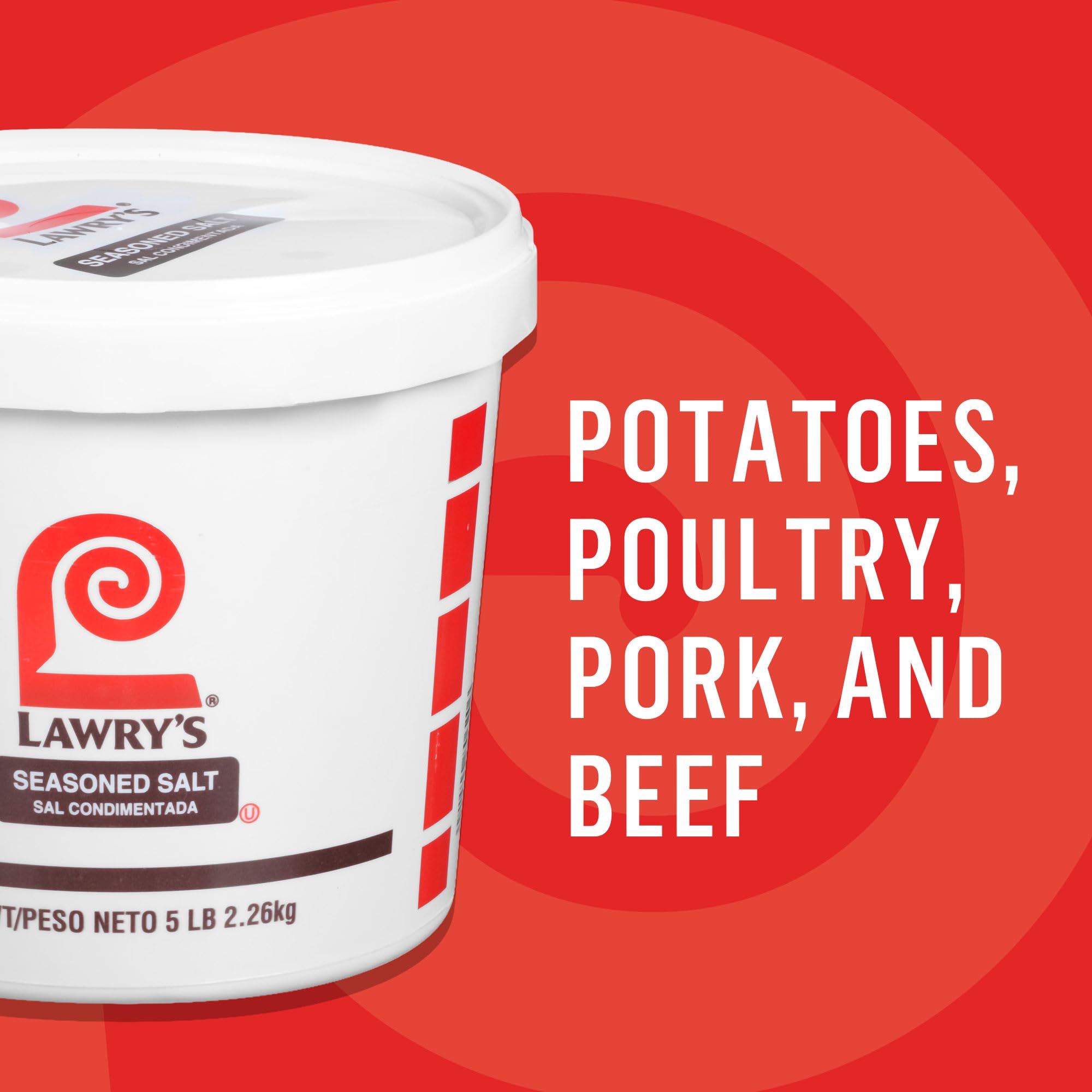 Popcorn sprinkled with Lawry's Seasoned Salt for savory kick