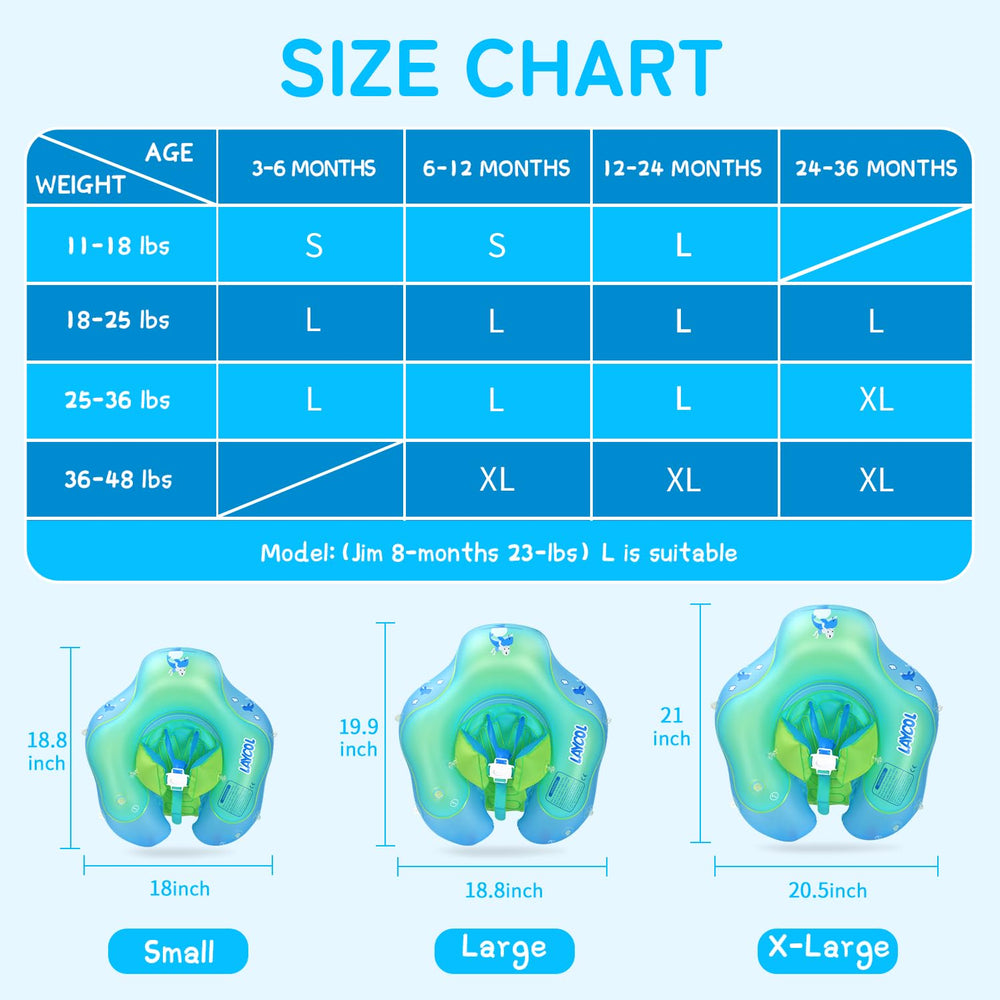 LAYCOL float supports backstroke and breaststroke for learning and fun.