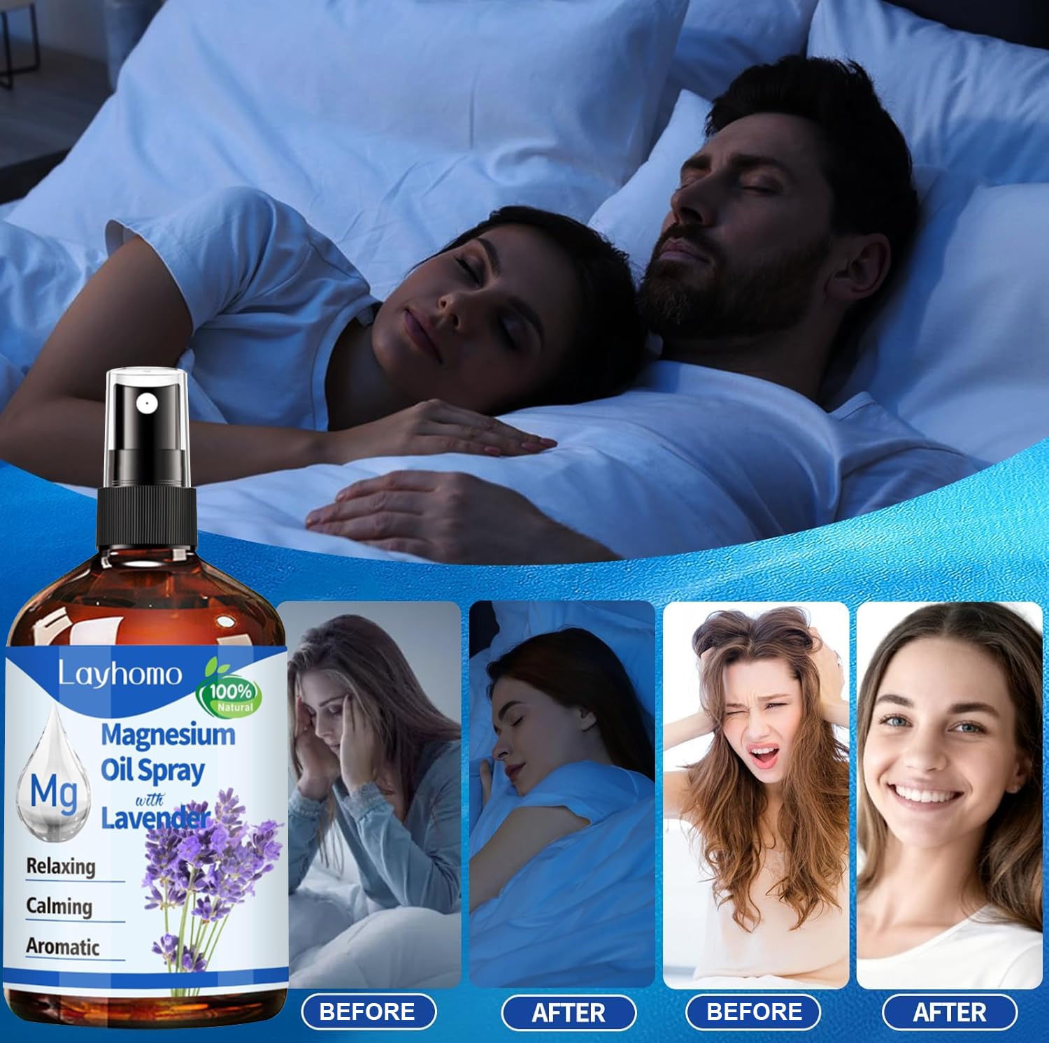 Layhomo quick absorption bottle close-up showing efficient skin uptake.