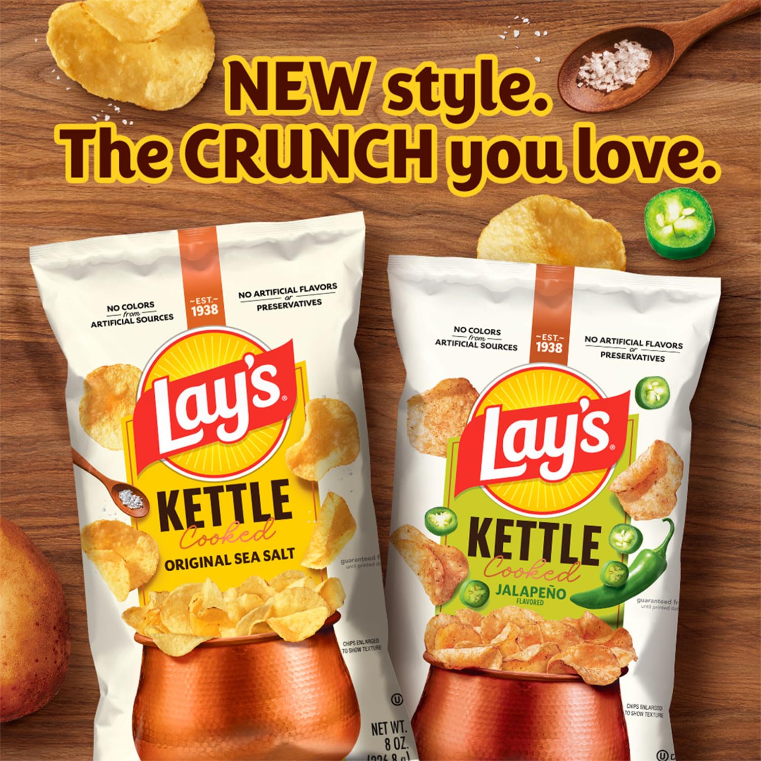 Lay's 40-pack display shows convenient individual servings for work or travel.