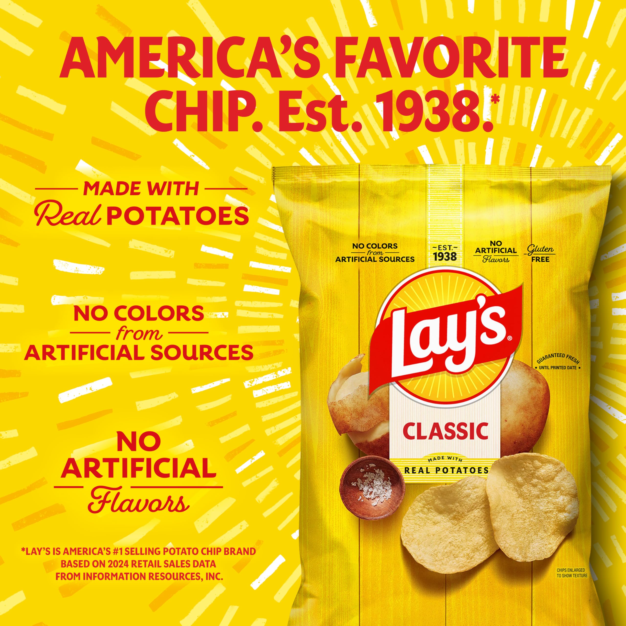 Lay's Classic Chips lunchbox-snack idea for school or work.