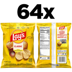 Lay's Classic chips display gluten-free status for a convenient snack.