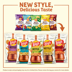 Lay's Mesquite BBQ kettle cooked bag delivers smoky taste