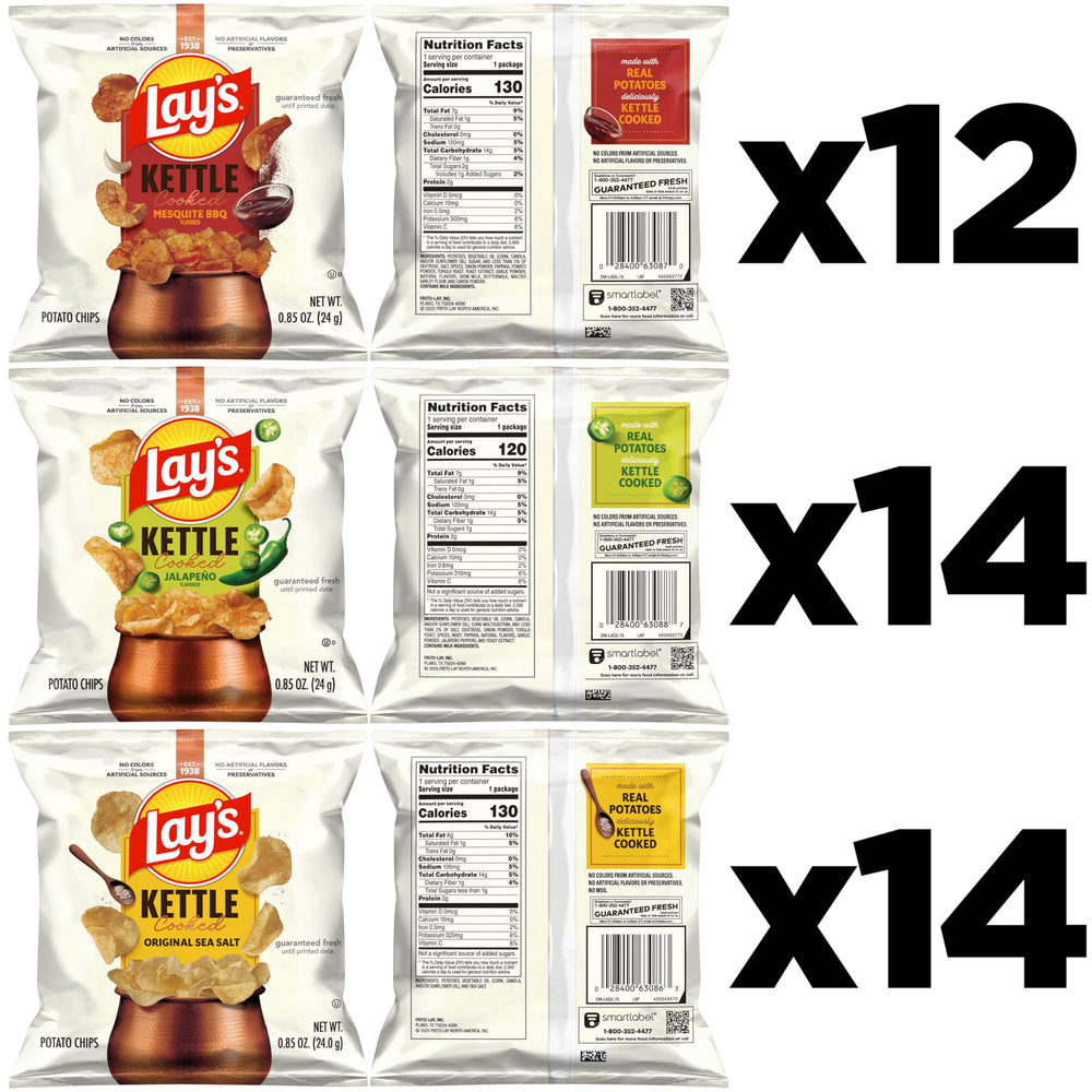 Lay's Original kettle cooked bag offers classic crunch anytime