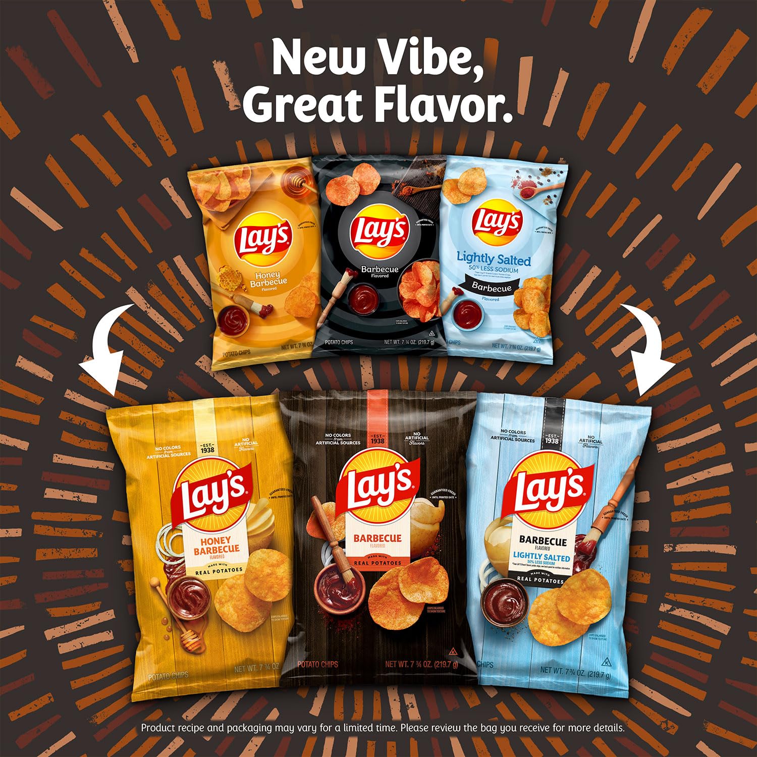 Lay's Salt and Vinegar bag with sharp tang