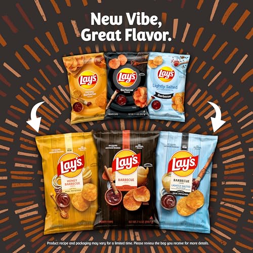 Lay's BBQ 1oz bag delivering smoky flavor for gatherings or movie nights