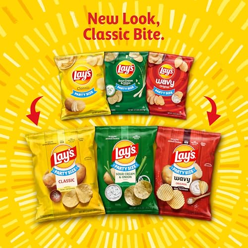Lay's Classic 1oz bag offering timeless crispness for quick snacks
