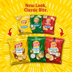 Lay's Classic 1oz bag offering timeless crispness for quick snacks