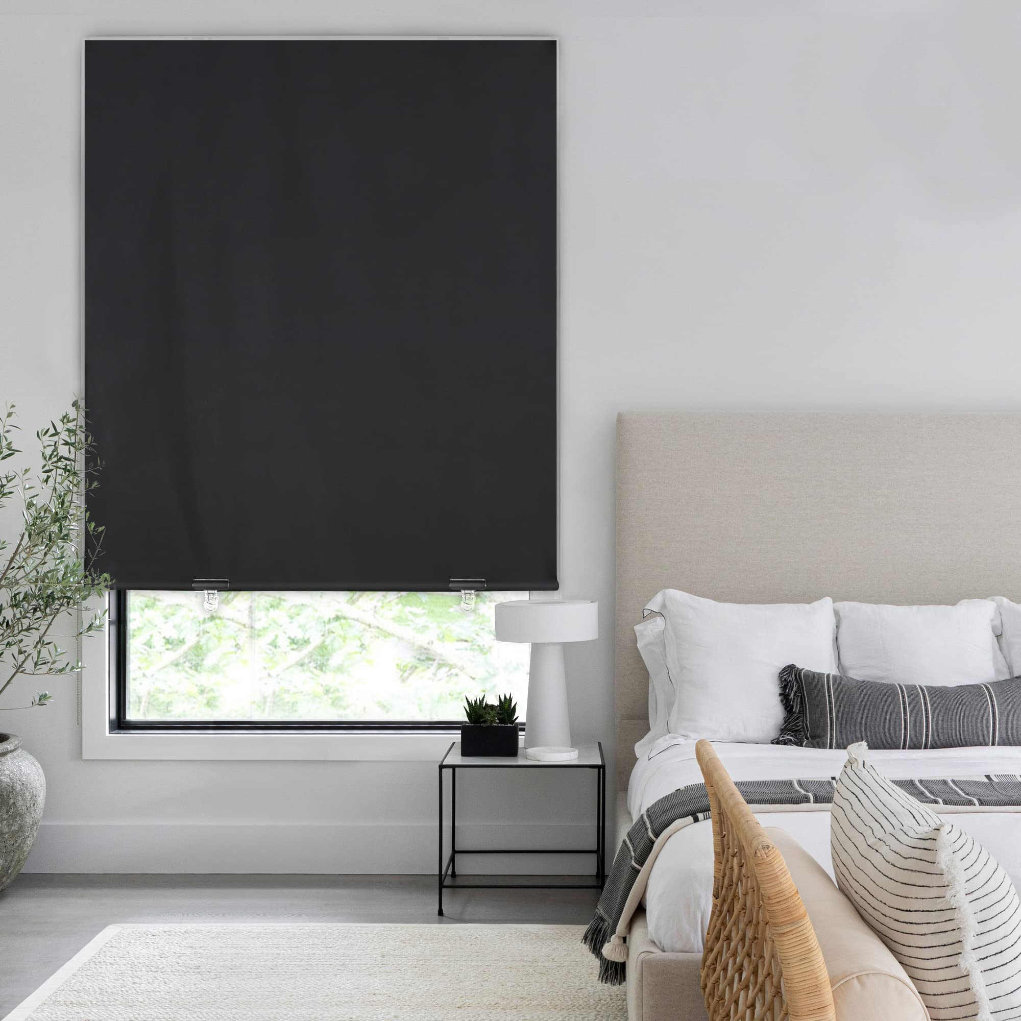 LazBlinds privacy and UV protection reduces glare on screens
