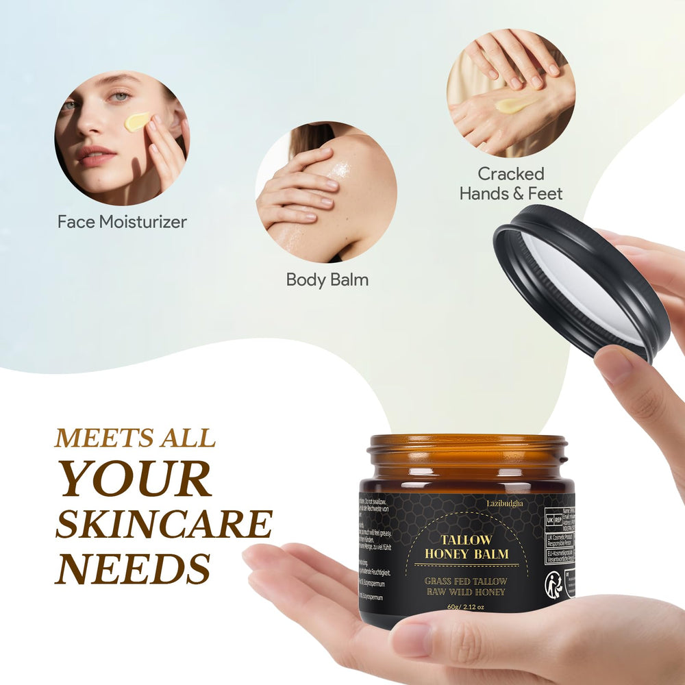 Lazibudgha ancient extraction process preserving natural actives in balm.