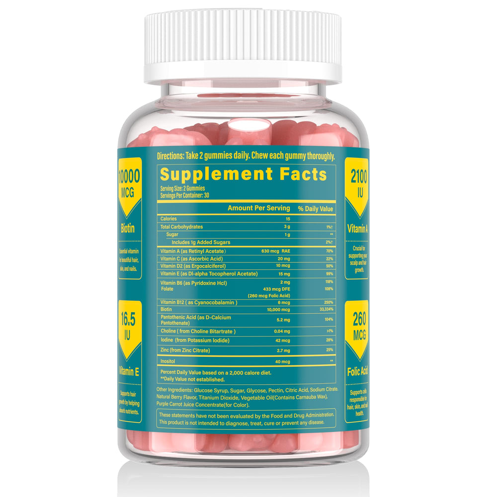 Lazpowfi bottle with raspberry gummies illustrating convenient wellness support.