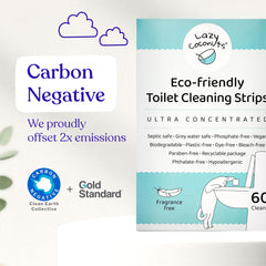  Lazy Coconuts strip tear-and-drop design enables quick, effortless cleaning.