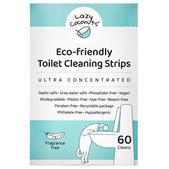  Lazy Coconuts toilet-strip-lemon delivers fresh citrus scent for a bright clean.
