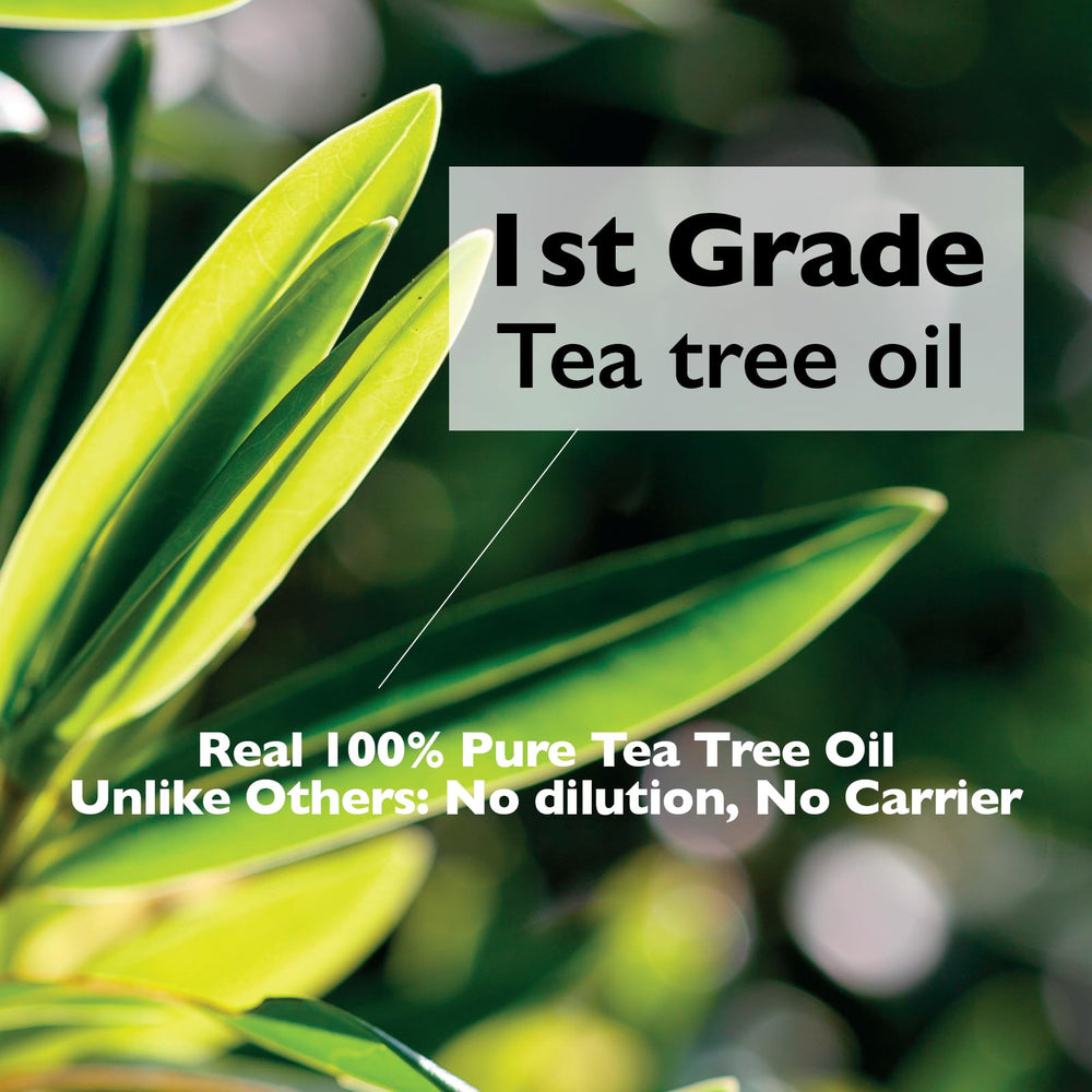 Face spot care using Lazy Society tea tree oil roll-on on the cheek