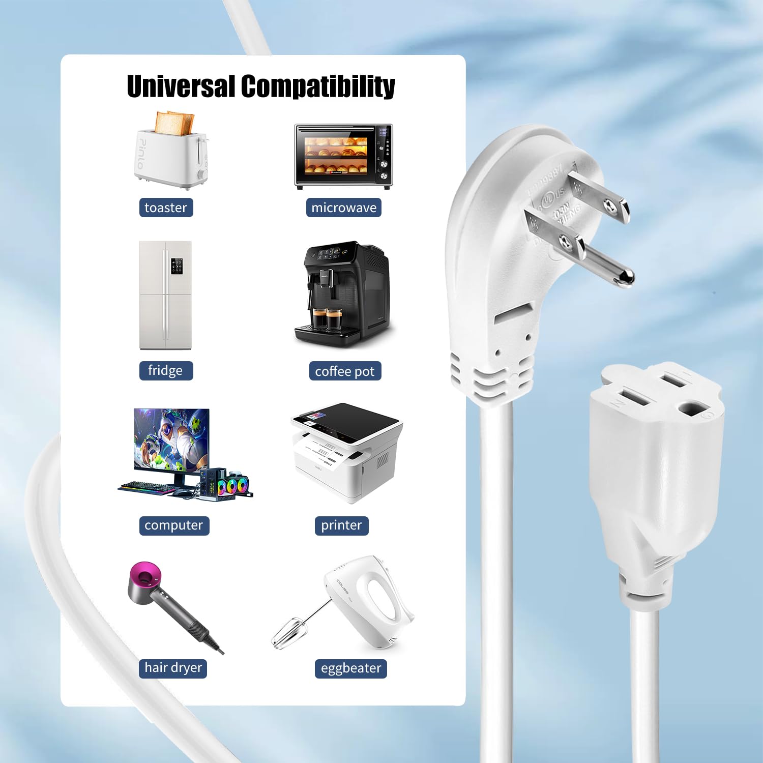 LBSC flat plug with 45-degree angle fits tight spaces behind TVs.