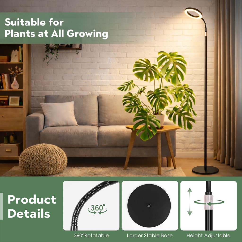 LBW Grow Light three modes five dimming adapts brightness to plant needs