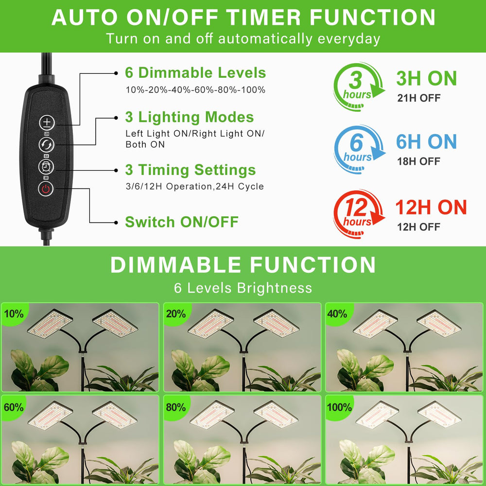 LBW grow light tripod extended to demonstrate height range